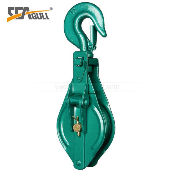 Quality 8 Ton Single Sheave Snatch Block Side Opening Link Permits Quick for sale