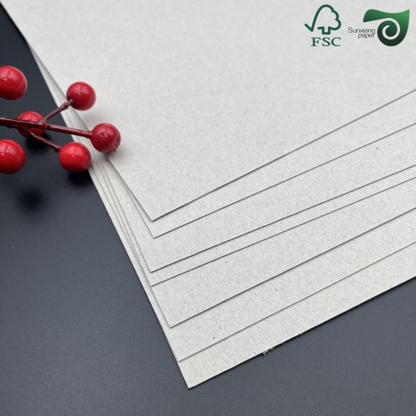 FSC Certified Recycled Book Binding Board Gray Cardboard Sheets 1.0mm 70cm 100cm For Carton Dividers