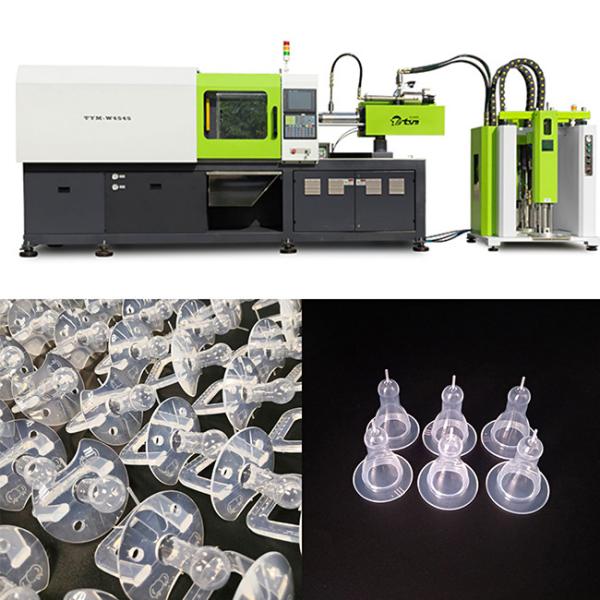 Quality Liquid Silicone Automatic Injection Moulding Machine 130T Clamping Force for sale