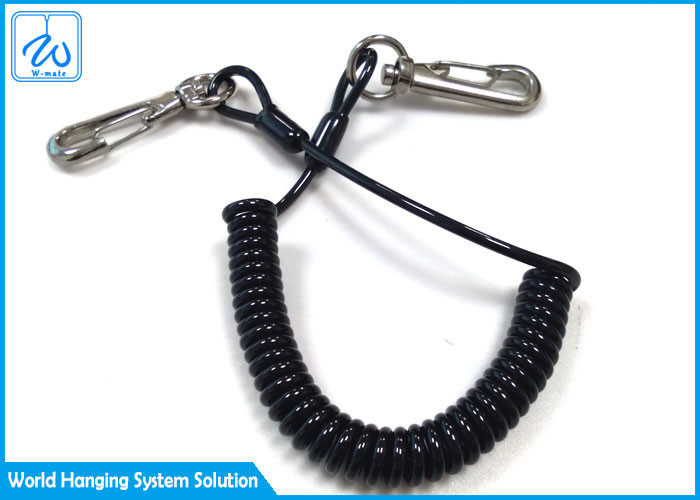 Flexible Scaffolding Spring Loaded Tool Lanyard with Loop and Hook