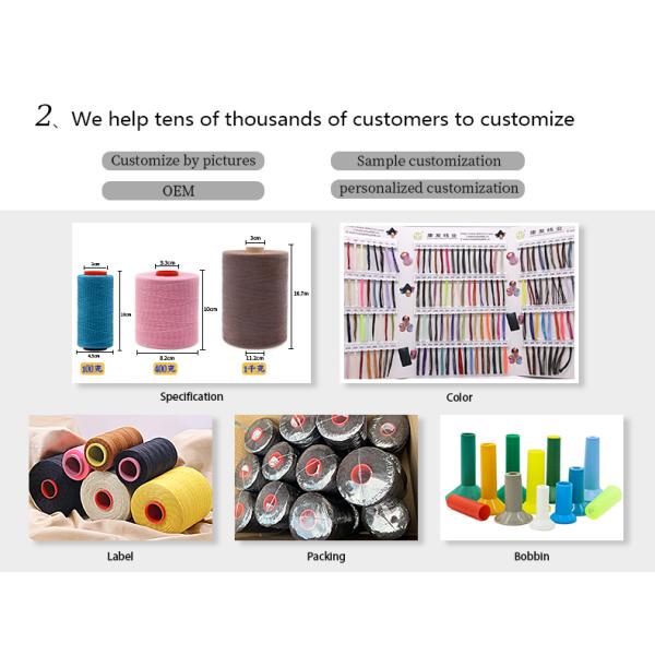 Kangfa 0.8MM 100% Polyester Waxed Thread for Leather Sewing Pattern Dyed Material Waxed