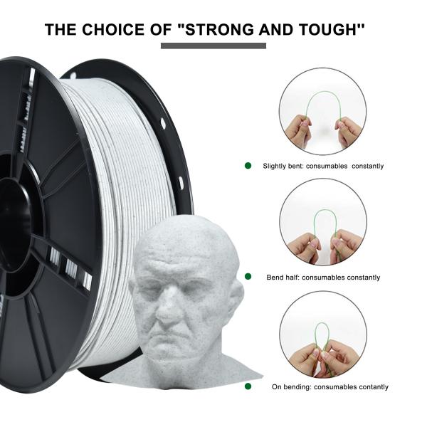 Marble White Filament PLA 1kg 1.75mm 3d Printer Filament For 3d Printer