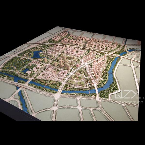 UPDIS 1/1000 Jingzhou Urban Design Concept model