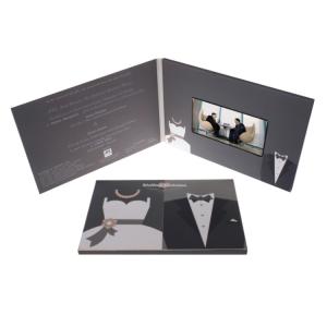 5 Inch LCD Promotional Video Card Support Video Upload And Download