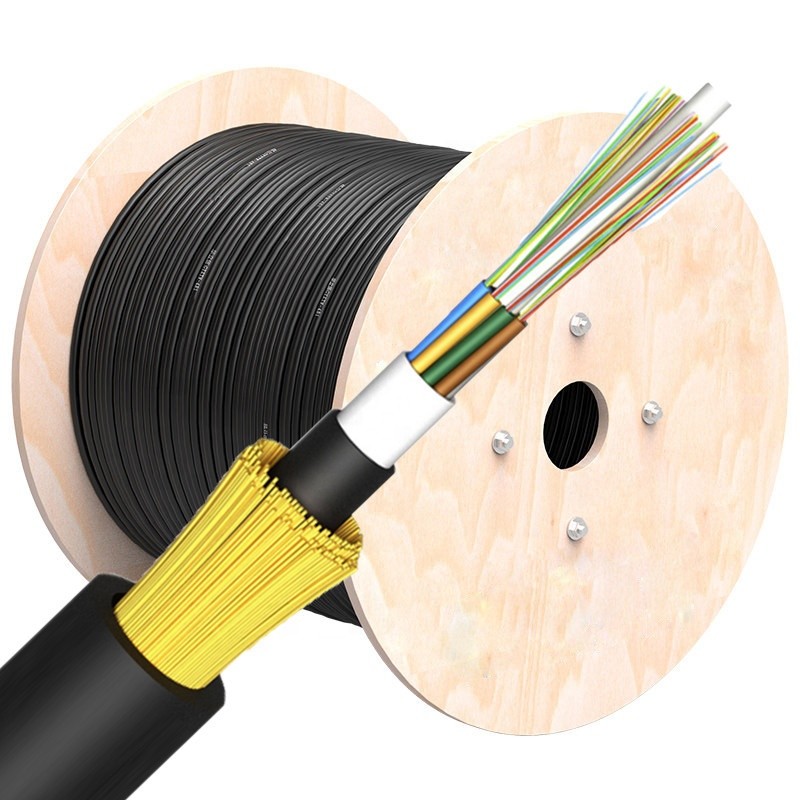 Single Double Sheath All Dielectric Self Supporting ADSS Fiber Optic Aerial Cable 50m 100m 200m 800m Span ADSS Wire