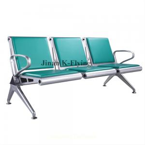 China Cast Iron Hospital Waiting Room Chairs PU Leather on sale