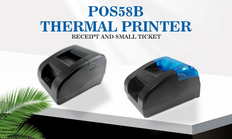 High Speed Printing POS-58B Desktop 58MM Barcode Thermal Bill Printer With USB Port