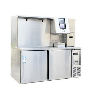 China Custom Milk Tea Bubble Tea Stainless Steel Prep Table Work Bench With Android System and Automatic Dispensing on sale