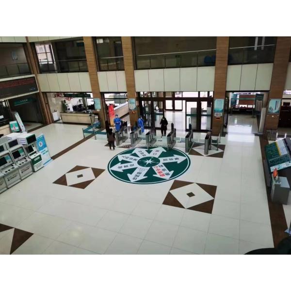 CE Approved Fast Swing Barrier Gate with RFID QR Code Reader