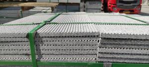 China G603 Gray Granite Stone Tiles Durable Heat Resistant Beveled Bullnose Edge on sale