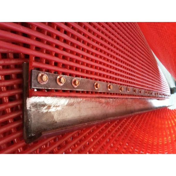 5mm Aperture Self Cleaning TPU Tufflex Screen With Steel Hook