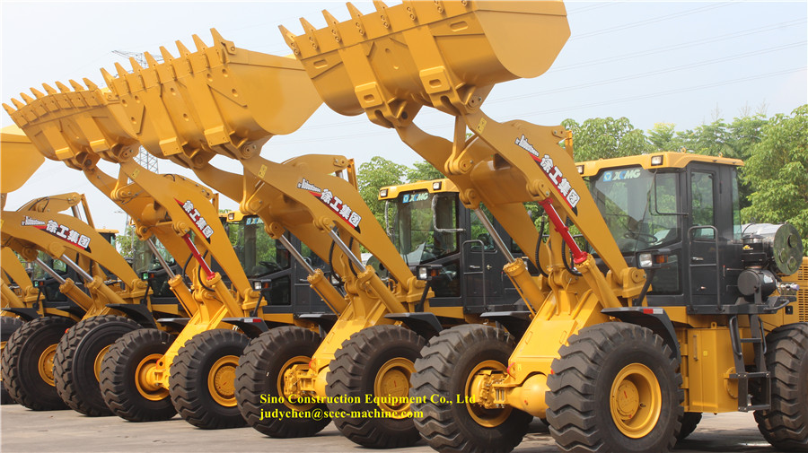1.1M3 2Ton Mini Shovel Wheel Loader Machines Used In Road Construction LW200KV
