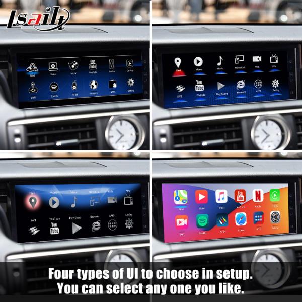 PDI Android 9.0 Lexus Video Interface for IS LX RX with CarPlay , Android Auto,NetFlix for RC300h 2013-2021 RCF