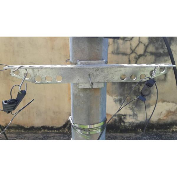 Nylon SS201 Indoor 5mm Aerial Drop Wire Clamps