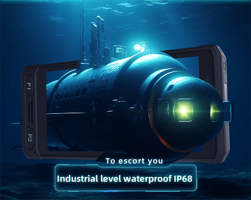 1D 2D Scan Explosion Proof Intercom / Explosion Proof Mobile Phone For Industrial Use 350g