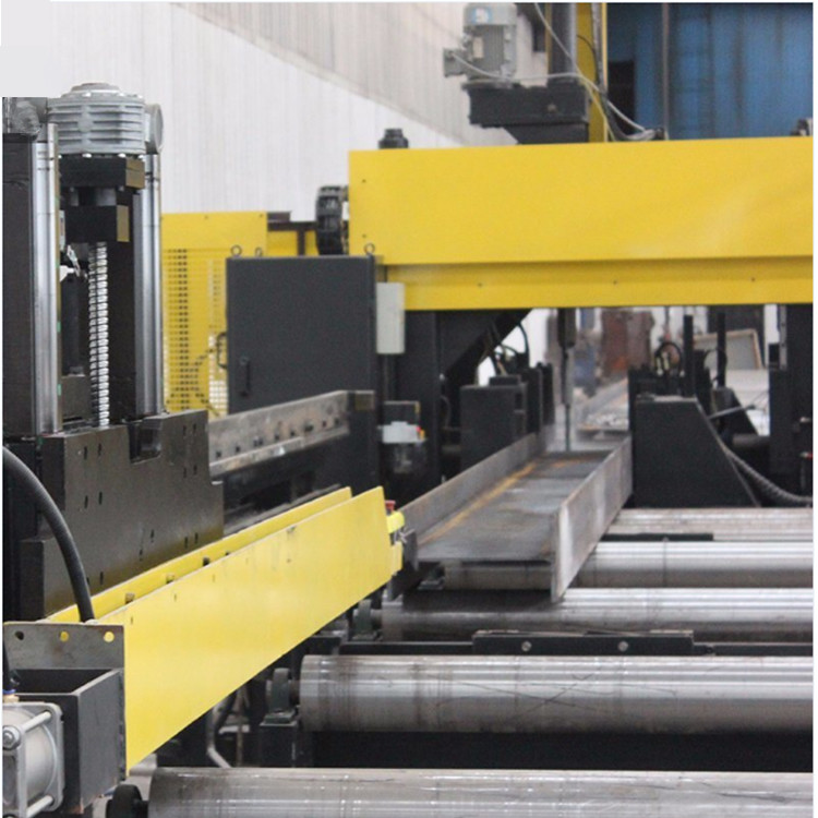 High Speed Cnc Drill Line Left Right High Precision H Beam Drilling Machine