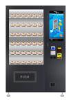 Easy Load Interactive Vending Machine , Large Capacity Touch Screen Pop Machine