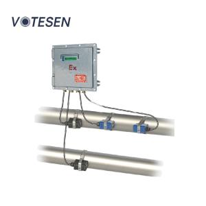Wholesale RS485 Explosion Proof Ultrasonic Pipe Flow Meter Analog Strap On Flow Meter from china suppliers