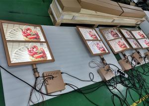 Wholesale Customized design LCD MONITOR golden color frame for casion table casion trend board with splitter inside lcd display from china suppliers