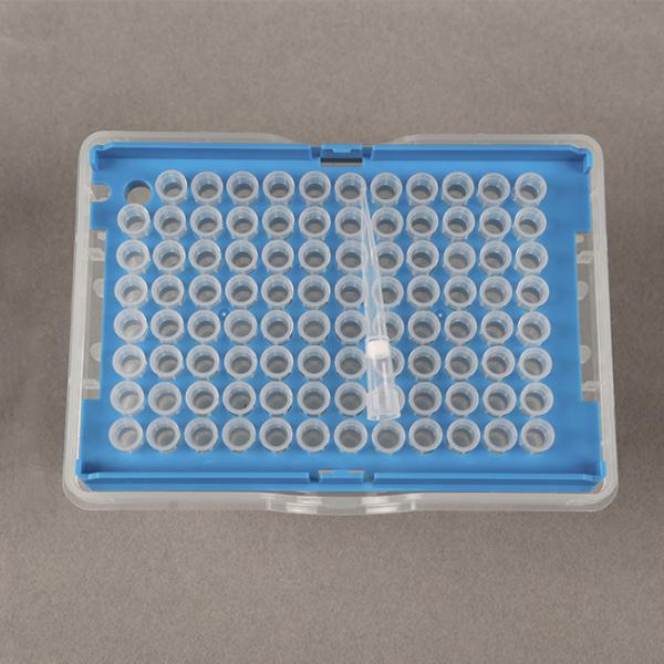 High Accuracy Medical Transfer 200ul Conductive Pipette Tips Clear Hanging