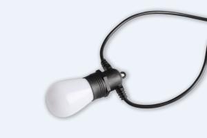 China Cafe Patio Bulb String Lights Waterproof IP65 FCC Certification on sale