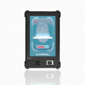 8 inch Rugged Android Biometric Fingerprint Tablet with WIFI Bluetooth QR Code Reader 2d Barcode Scanner 13.56 Mhz NFC