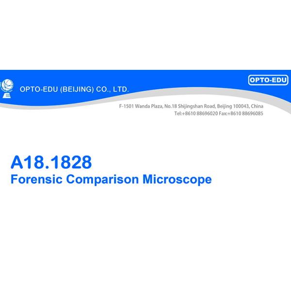 Forensic Comparison Microscope with 2x~240x Magnification LED Illumination and CE Certification for Laboratory Research