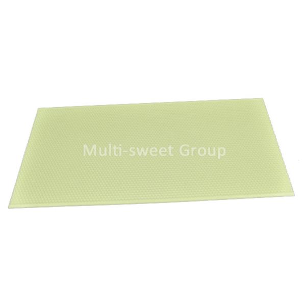 Green 42.5*21.2cm Food Grade Plastic Bee Foundation Sheets
