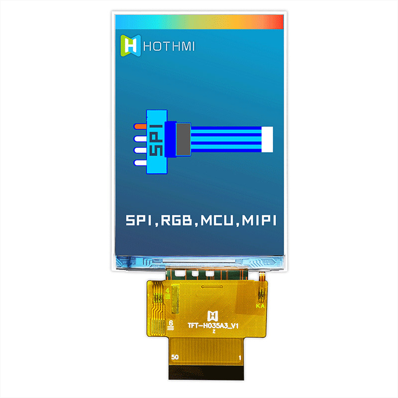 Multipurpose 3.5" TFT LCD Display Sunlight Readable With Compatible Interface TFT-H035A3HVIST5N50