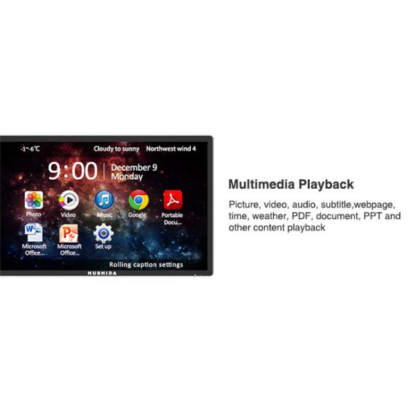 White Capacitive Touch Screen Monitor 32 Inch 1920*1080 Resolution