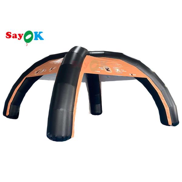 Custom PVC 7x4m Inflatable Air Tent Support Structure Blow Up Spider Tent