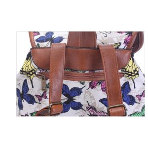 European and American summer new printing canvas backpack female