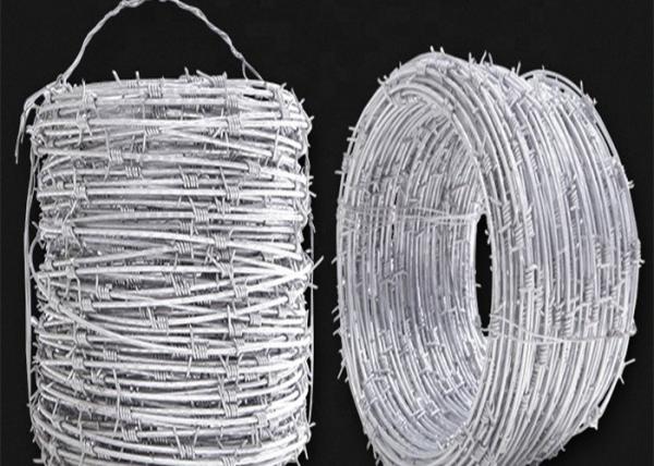 Impact Resistant PVC Coated Galvanized Barbed Wire Mesh Fencing With Custom
