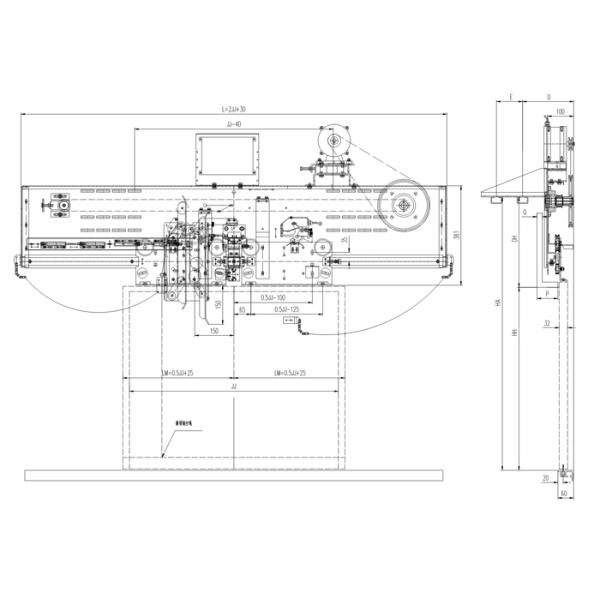 Elevator VVVF Door Operator 2 Leafs Ceafs Center Opening 600mm