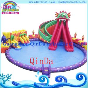 China Octopus Inflatable Water Slide with Swimming Pool inflatable slide for pool on sale