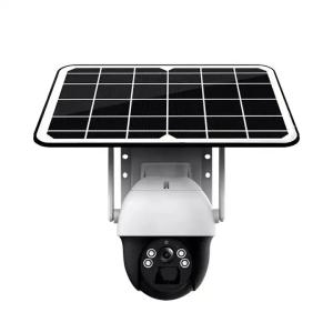 China 3G 4G LTE Solar Panel Security Camera 4MP Wireless For Outdoor on sale