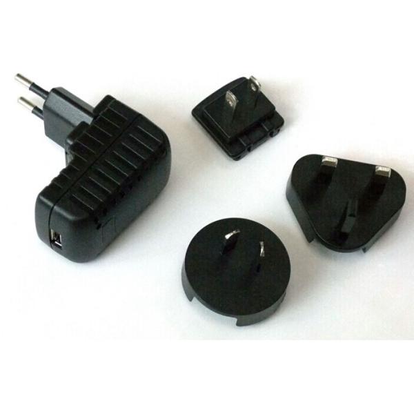 CE approved 12V 1A 12W right angle DC tip switching power supply/ac dc adapter/interchangeable plug power adapter