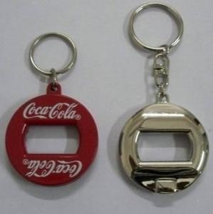 Wholesale Stainless steel and soft PVC Customized bottle openers with key ring ​ from china suppliers