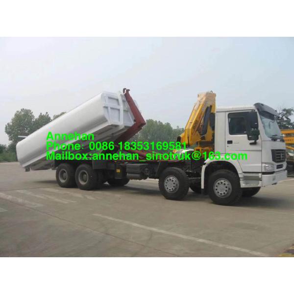 Hook Arm Sinotruk Howo7 6x4 Euro2 Garbage Compactor Truck