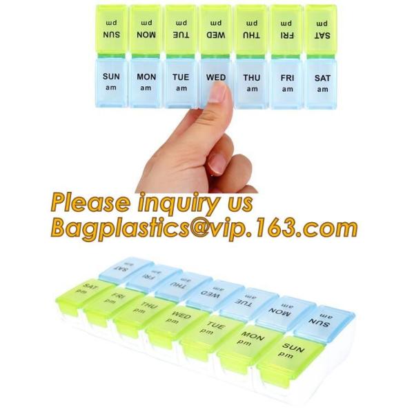 Pill Box for Pharamcy Promotion free pill box fancy weekly pill box,tablet drug color Monthly planner Compounding Medica