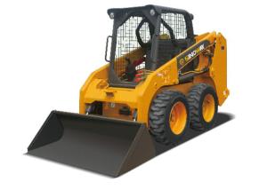 China 204mm Soil Moving Equipment Skid Steer Loader Compact Payloader For Narrow Working Condition on sale