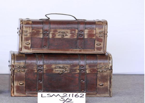 Quality Unfoldable L30x21 Rustic Storage Trunk For Dining Room for sale