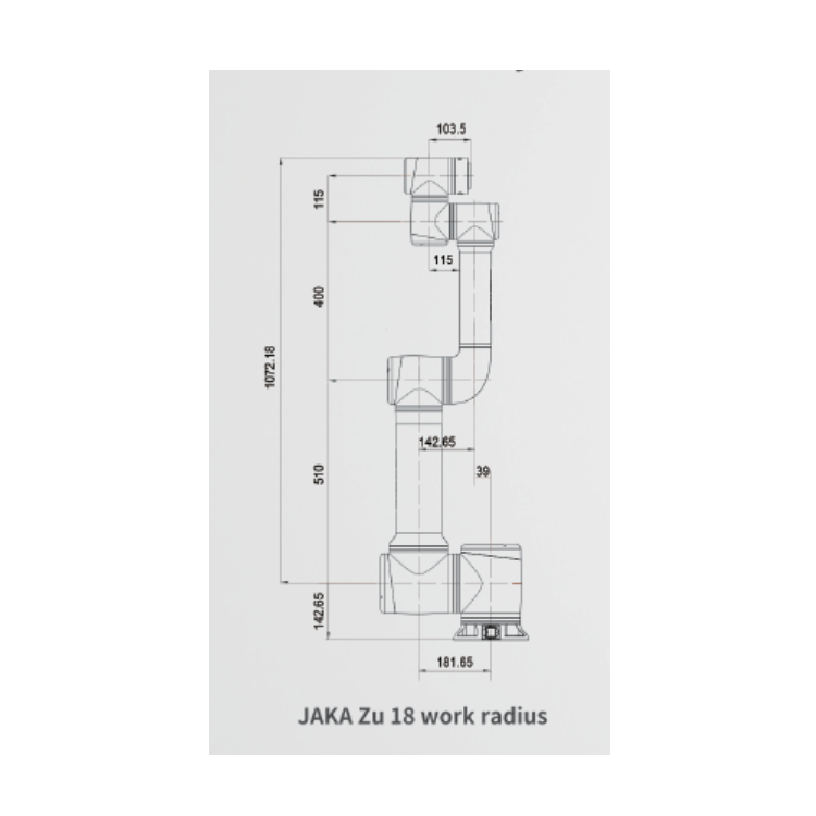 High Payload Zu 18 Cobot Of China Cobot Robot With 18KG Payload 6 Aixs Robot Arm As Collaborative Robot