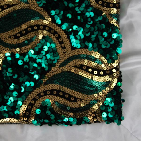 2021 Factory Direct Sale Wholesale China Factory 3mm Embroidered Sequin Fabric African USA India Hot Sale Dress Style