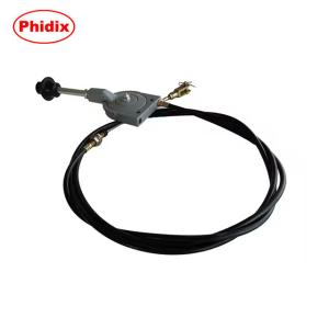 China Hand Throttle Push Pull Cable Control Lever Universal Mechanical Hand Control Lever on sale