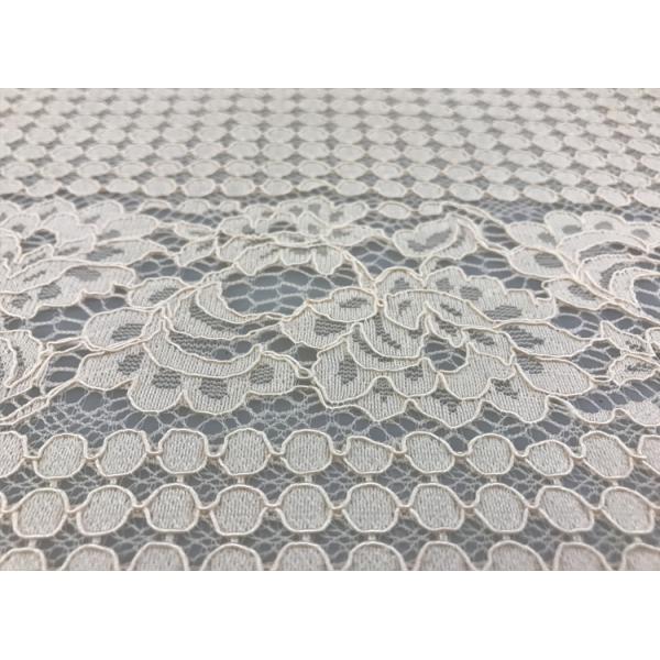 Customized 150cm Nylon Cotton Guipure Lace Fabric 3d Lace Fabric By The Yard