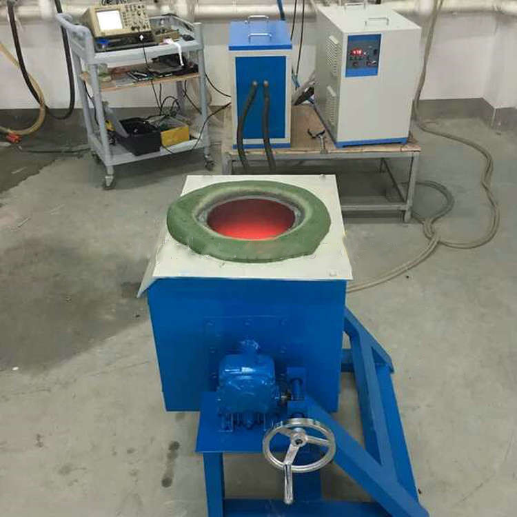 Industrial Intermediate Frequency 45KW Induction Melting Furnace Bronze Brass Alloy