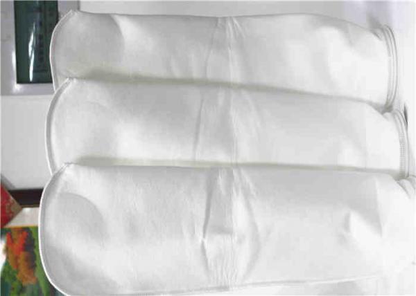 Quality 100 Micron High Efficiency Filter Bags , White Polypropylene Filter Bag for sale
