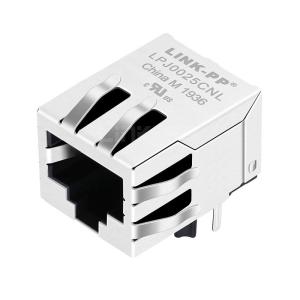 Wholesale XFMRS XFATM10-COMBO1-4MS Compatible LINK-PP LPJ0025CNL 10/100 Base-T Tab Down Without Led Single Port 8P8C Jack Keystone RJ45 Connector from china suppliers