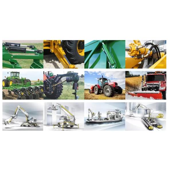 6000mm Stroke Hay Baler Tie Rod Hydraulic Cylinder , Forklift Hydraulic Lift Cylinder